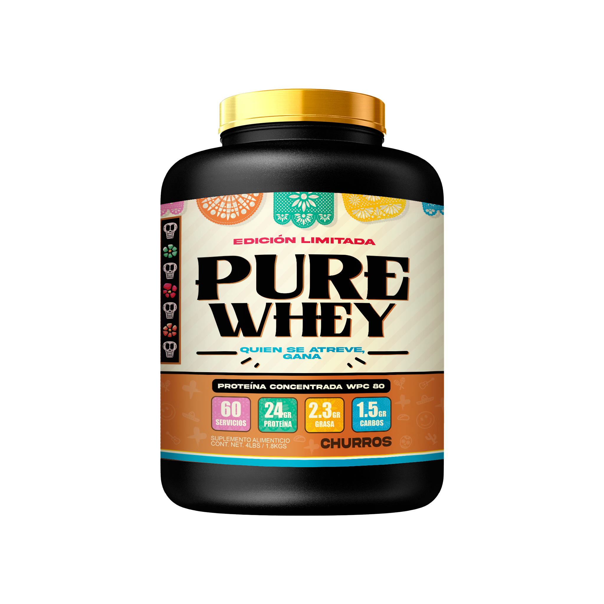 PURE WHEY 4lbs // Churros