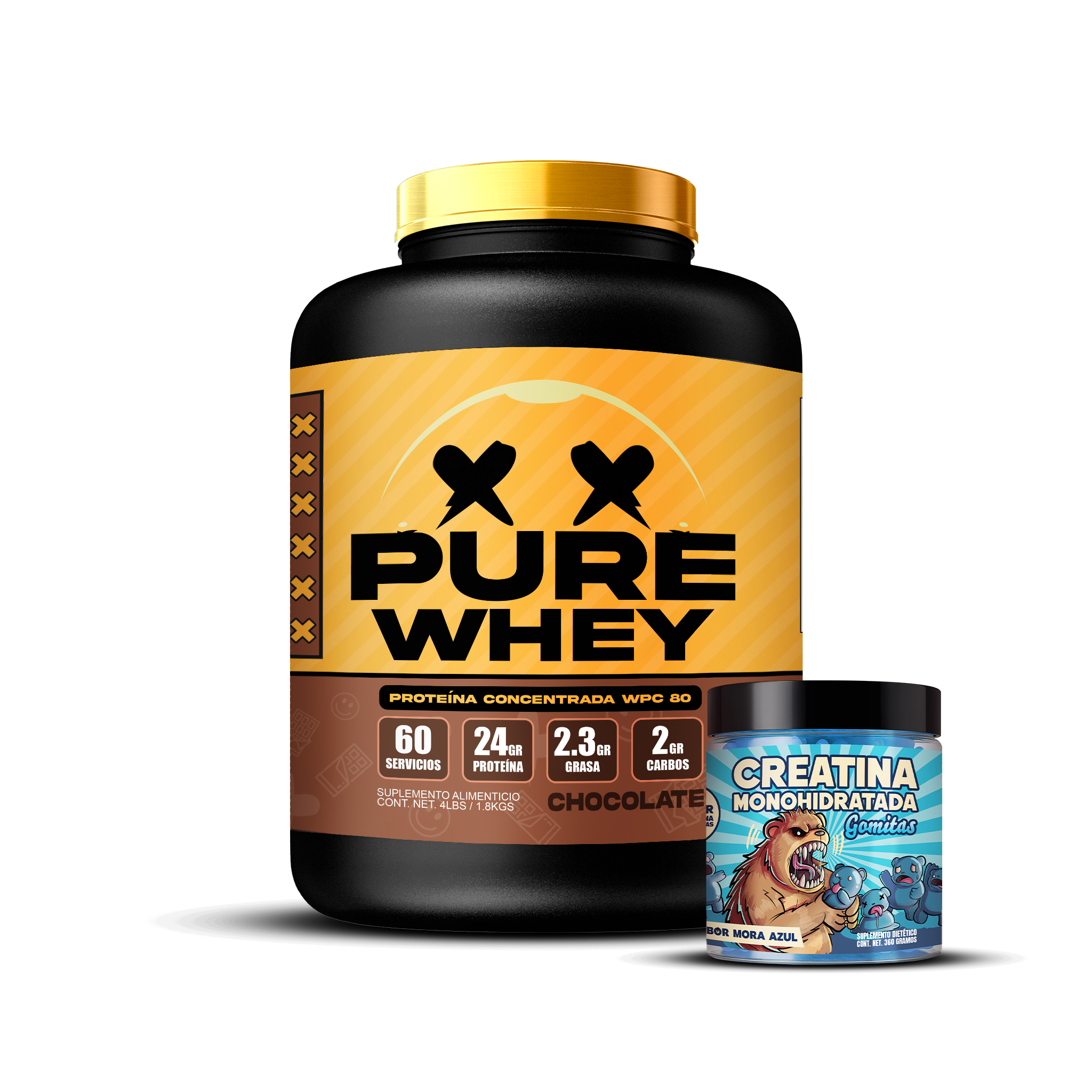PURE WHEY 4lbs / CREATINA GOMITAS