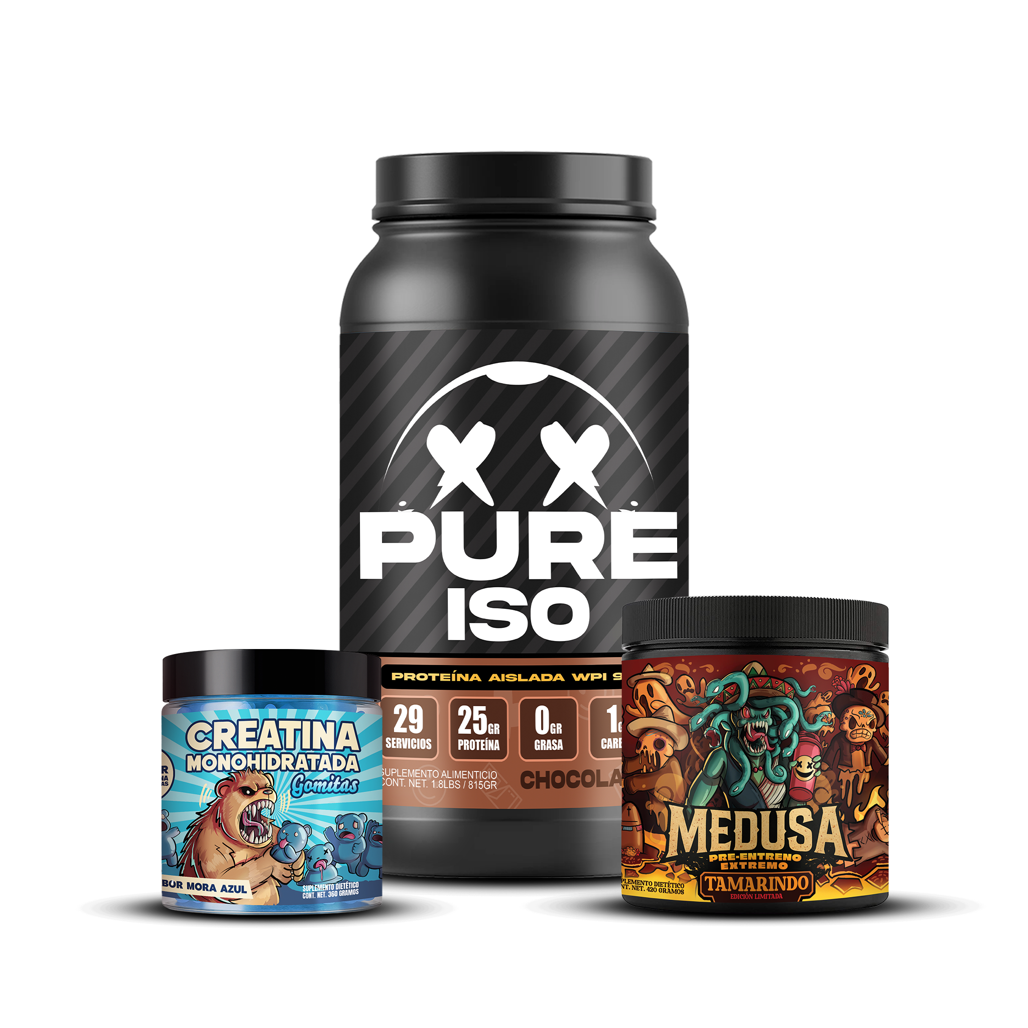 PURE ISO 1.8lbs / CREATINA GOMITAS / MEDUSA