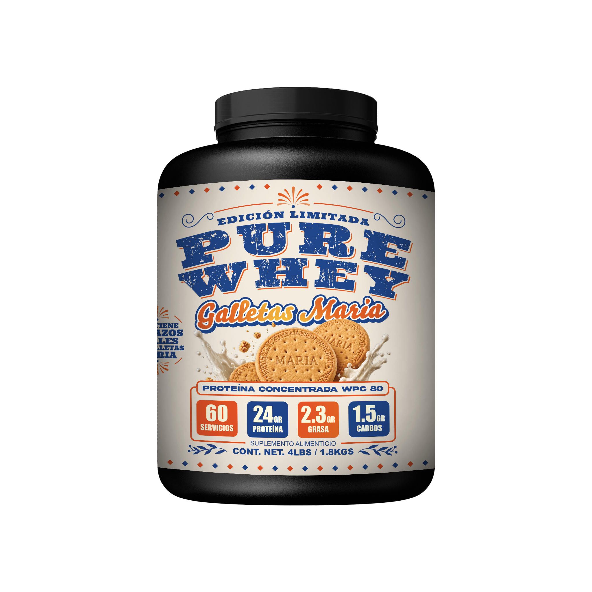 PURE WHEY 4lbs // Galletas Maria