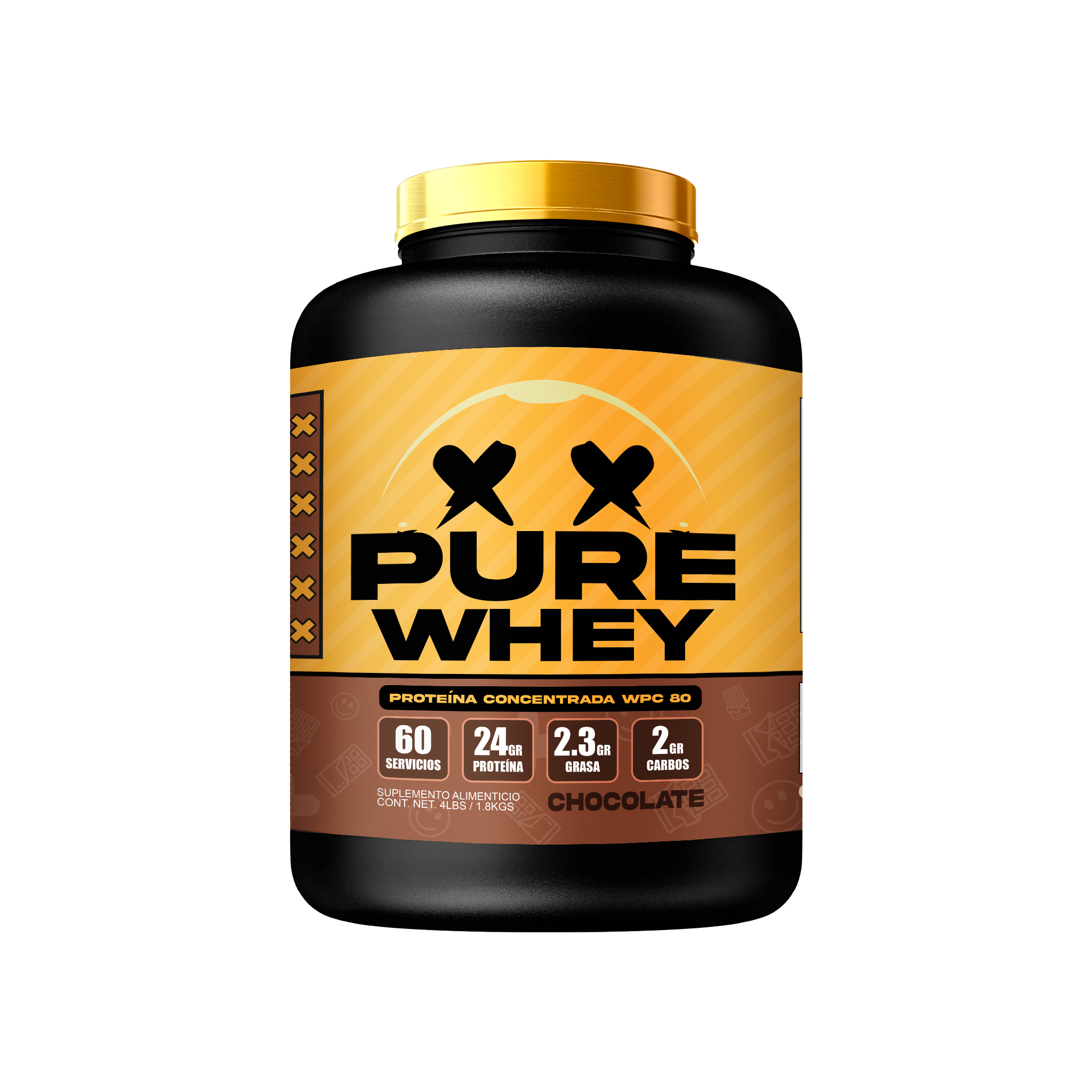 PURE WHEY 4Lbs // Chocolate