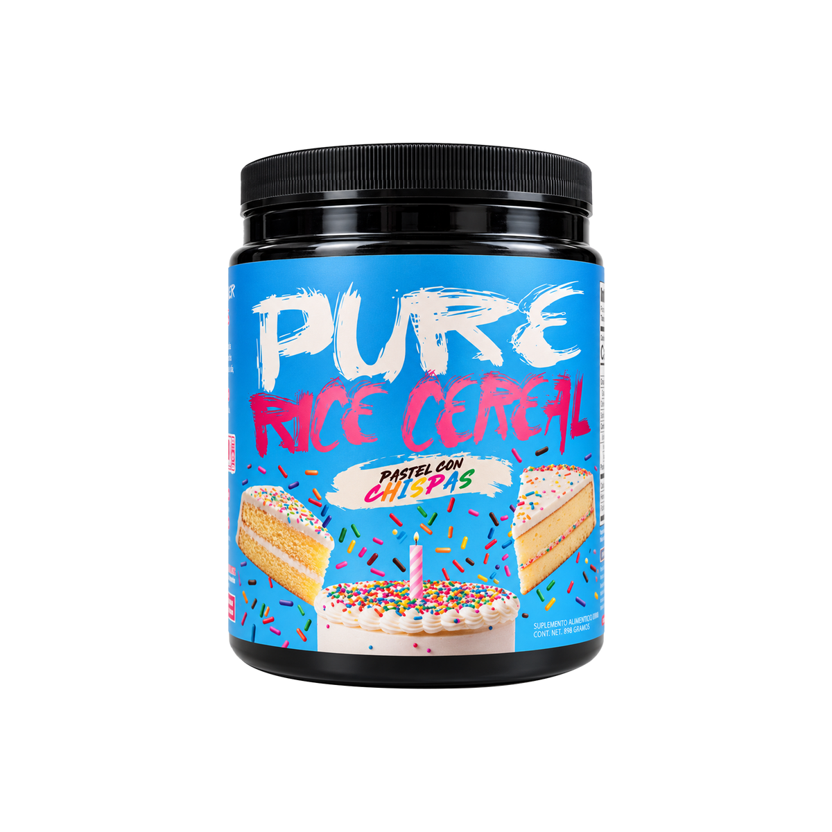 PURE RICE CEREAL // Pastel con Chispas