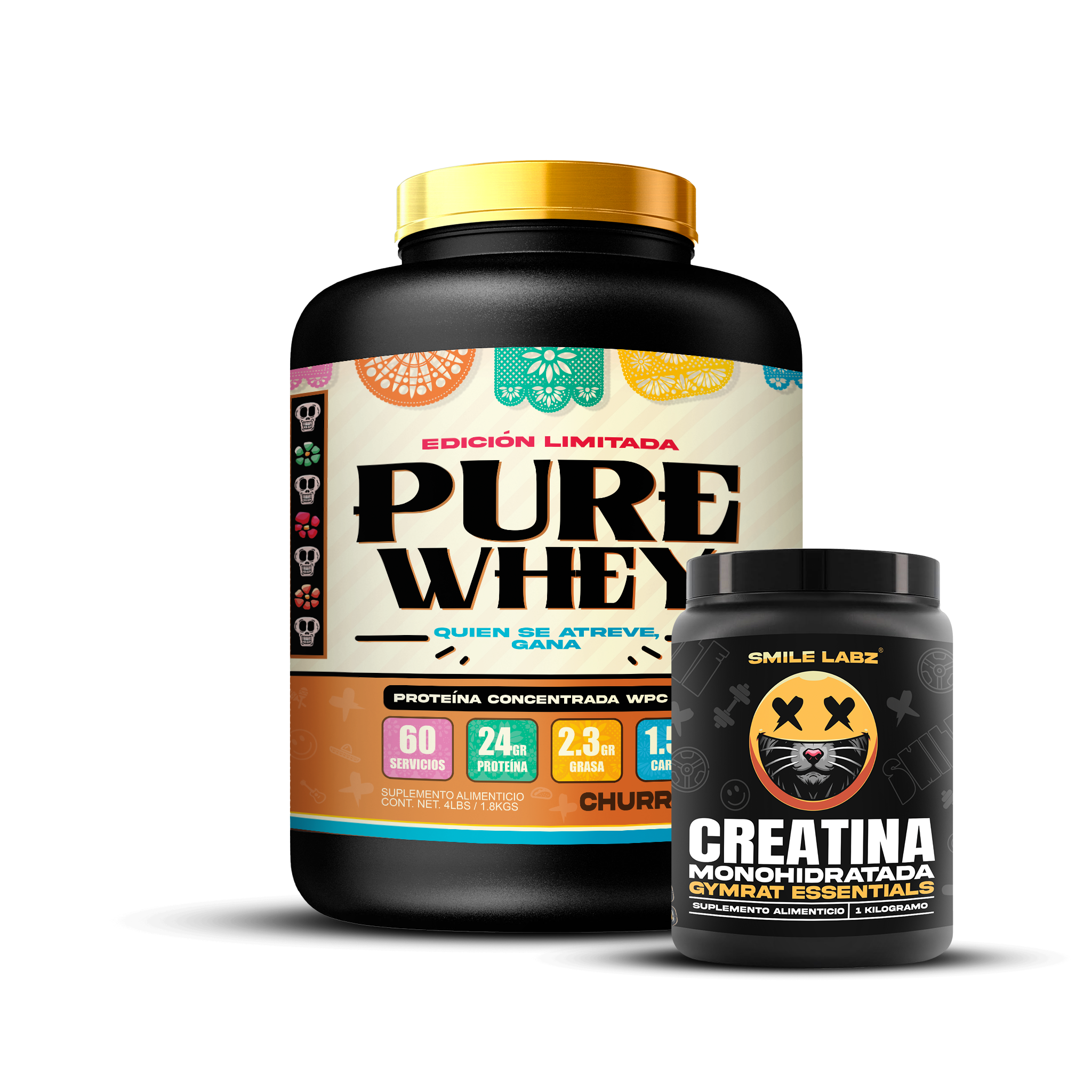 PURE WHEY 4lbs / CREATINA 1kg