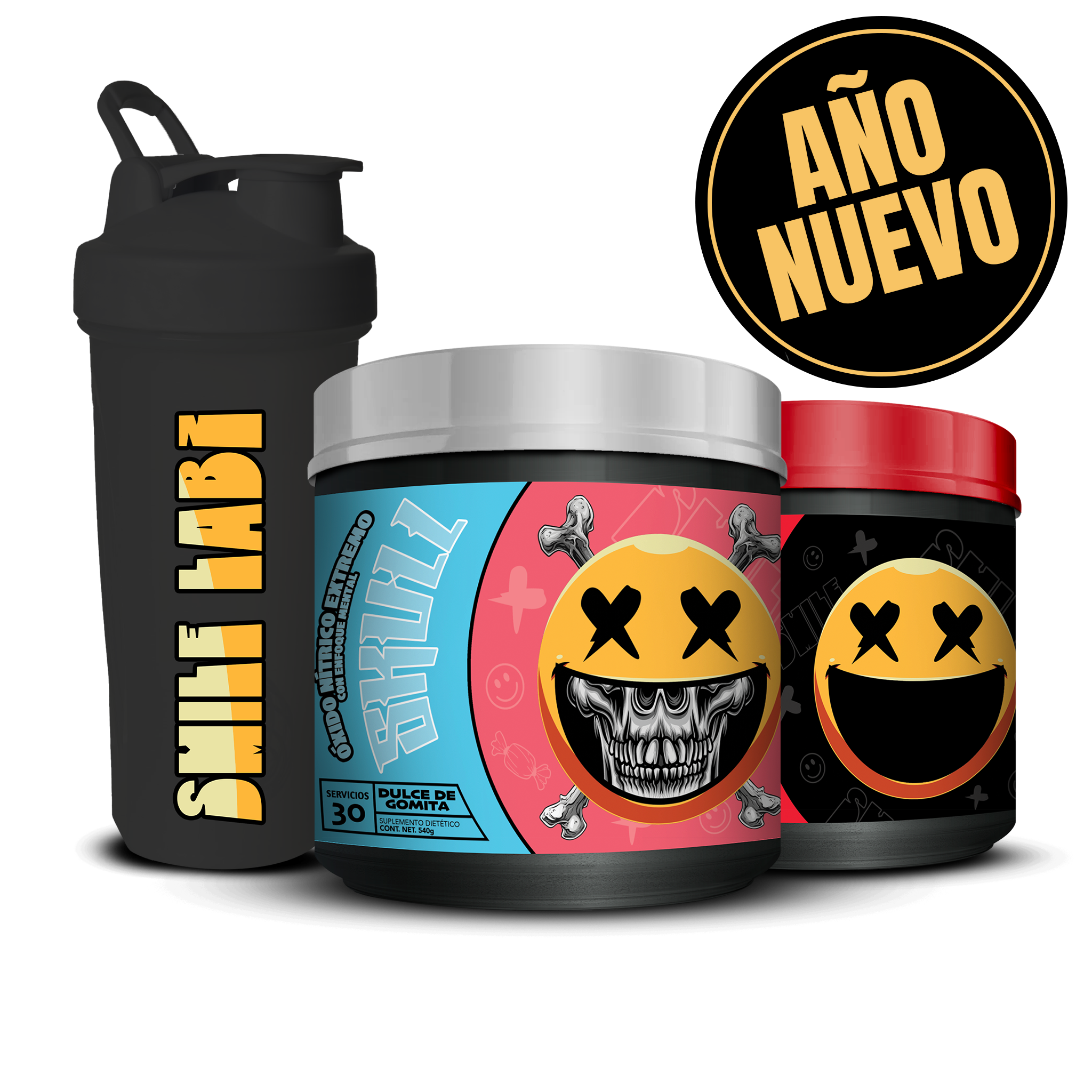 SKULL / CREATINA 100s / SHAKER