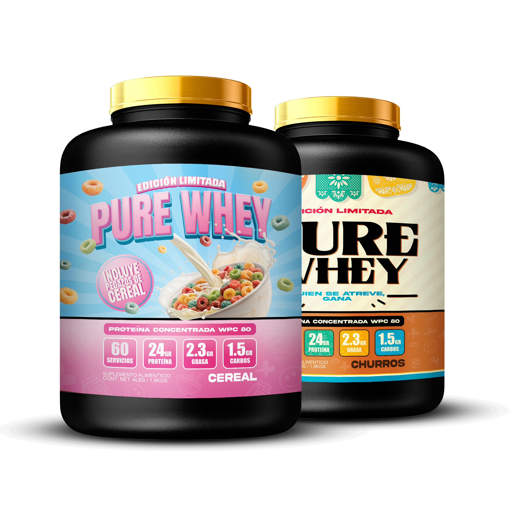 DOS PURE WHEY 4lbs // Cereal & Churros