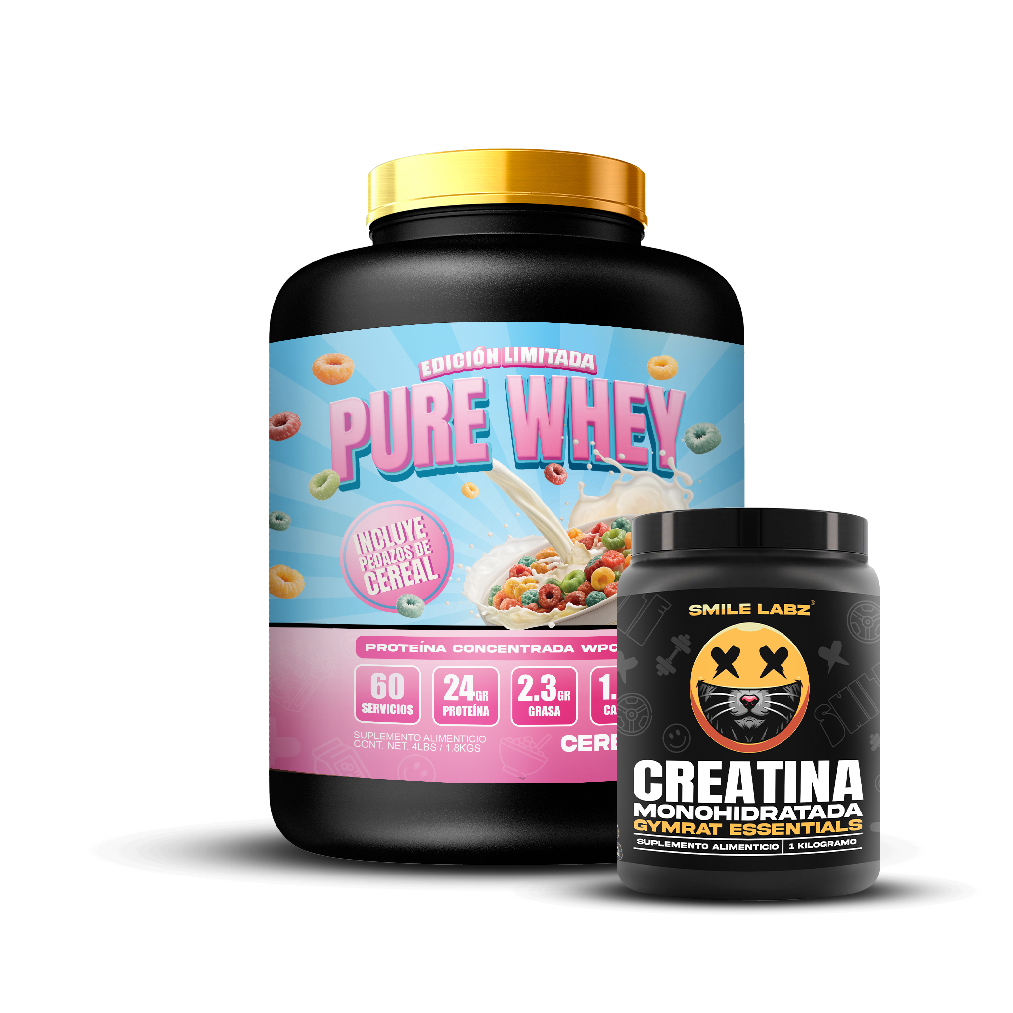 PURE WHEY 4lbs / CREATINA 1kg