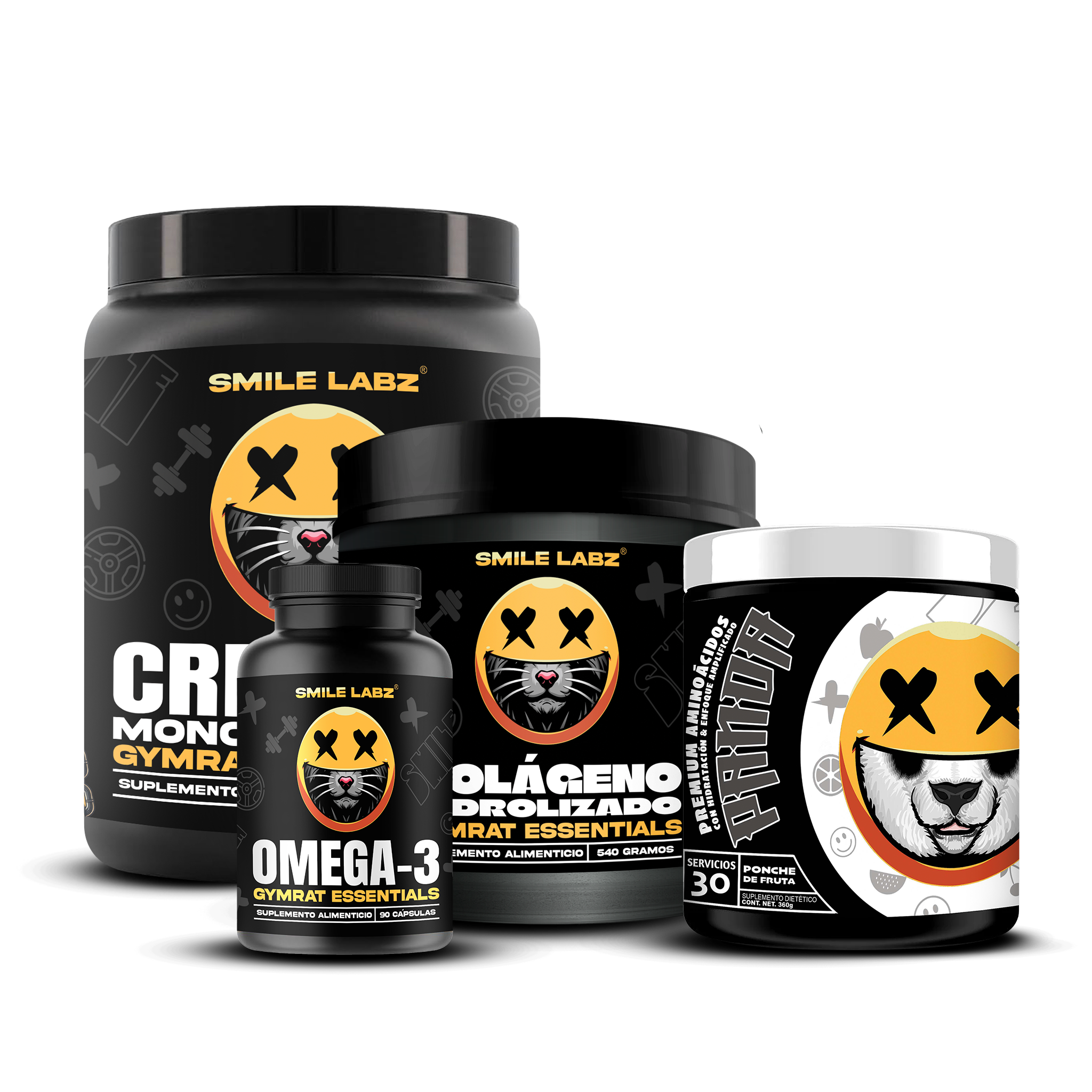 CREATINA 1KG / COLÁGENO / PANDA / OMEGA-3