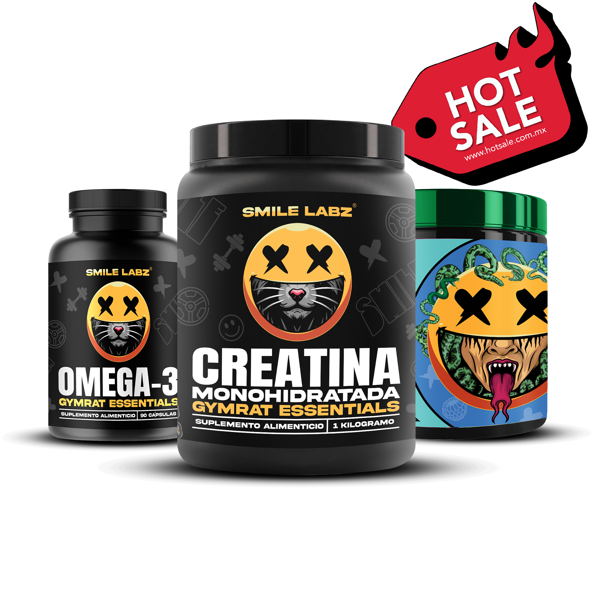 CREATINA 200S / OMEGA-3 90 CAP / MEDUSA