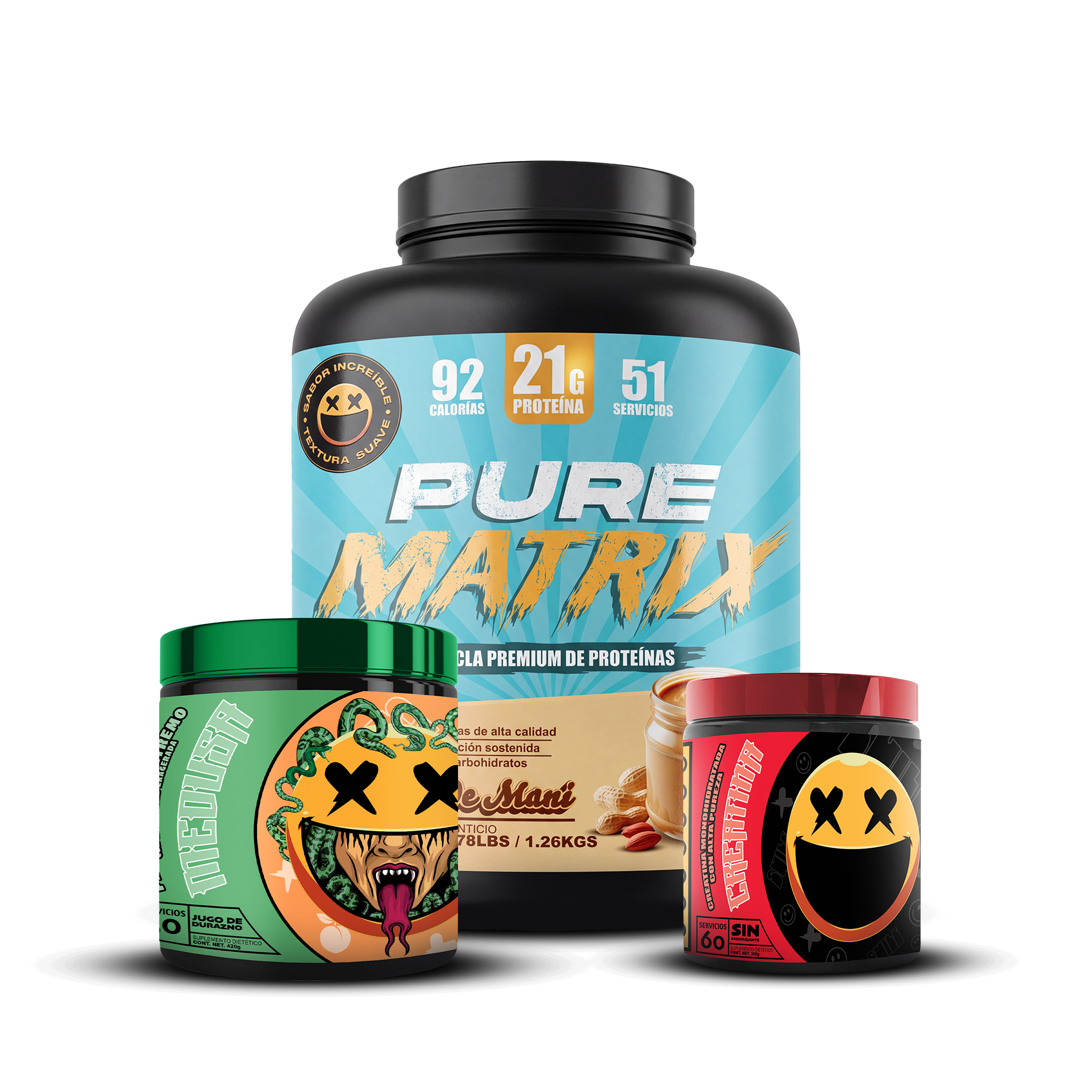 PURE MATRIX 2.78lbs / CREATINA 60s / MEDUSA