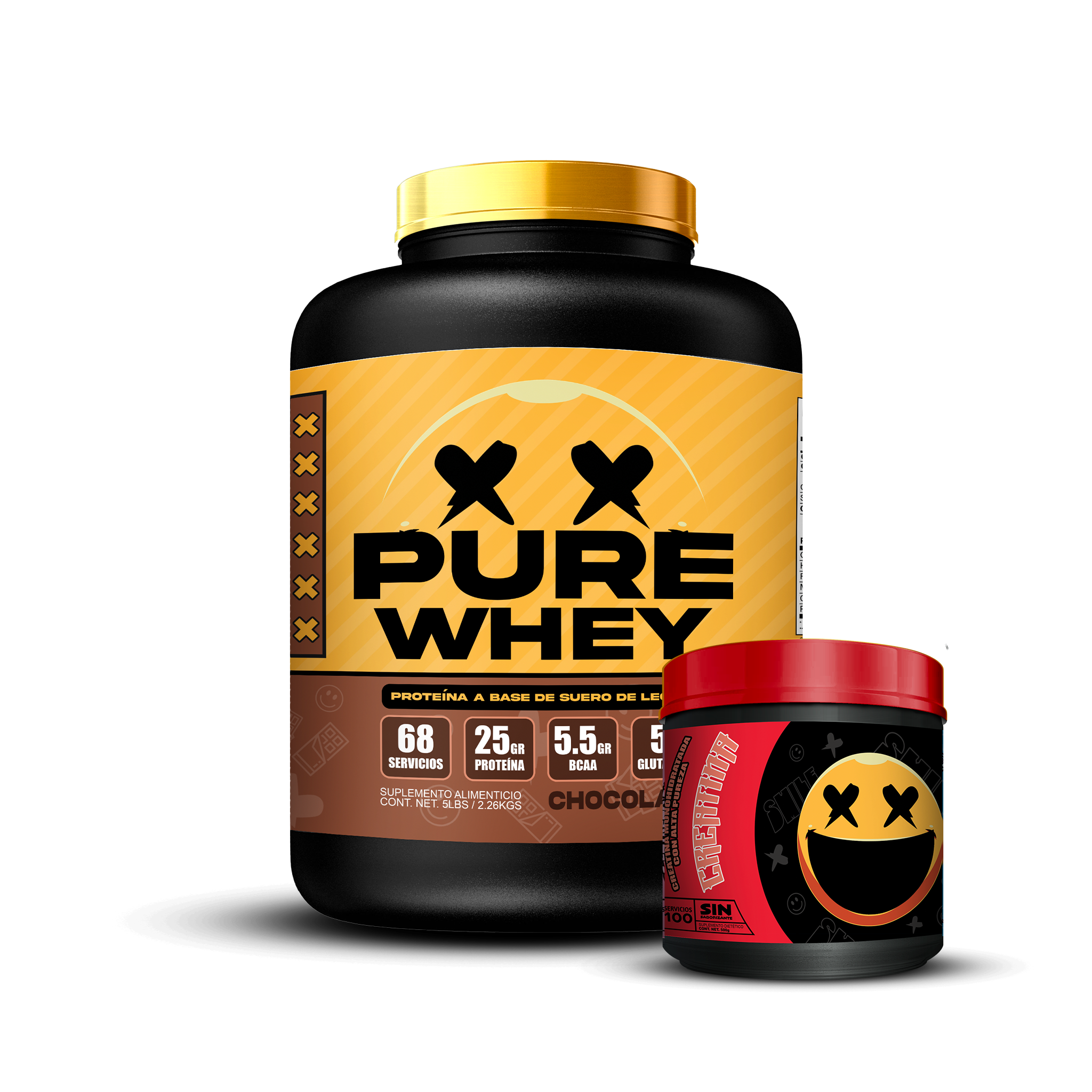 PURE WHEY 5lbs / CREATINA 100s