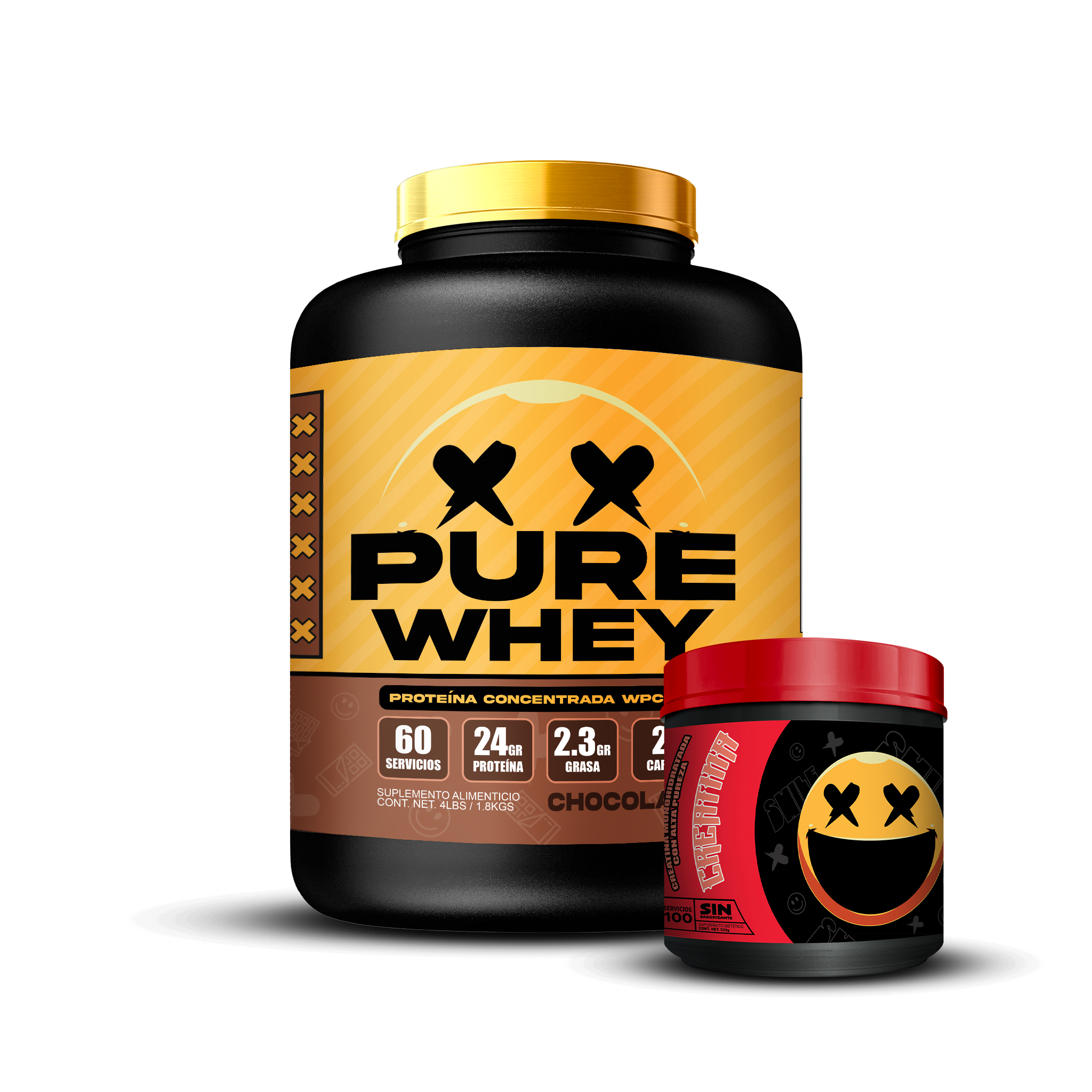 PURE WHEY 4lbs / CREATINA 100s