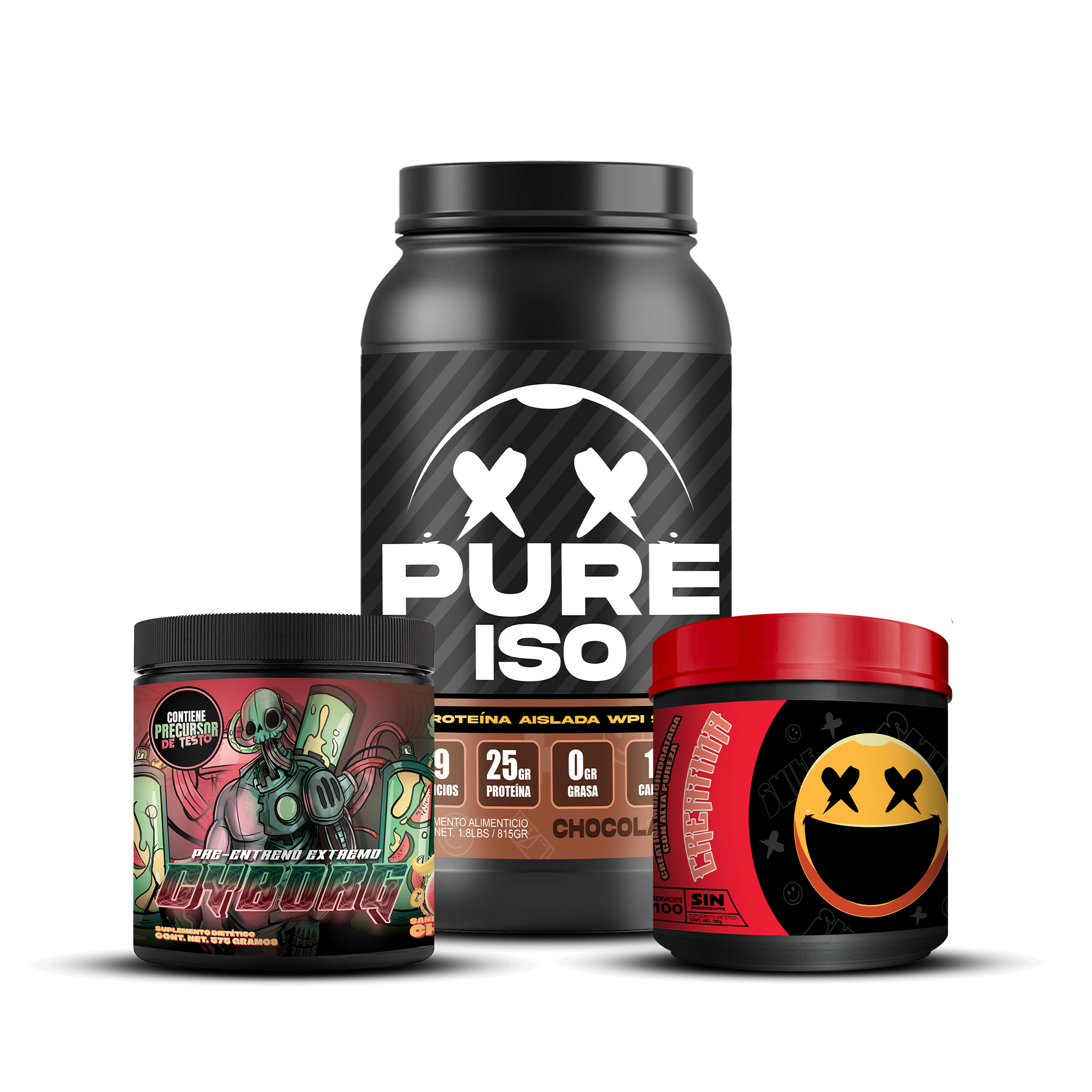 PURE ISO 1.8lbs / CREATINA 500g / CYBORG