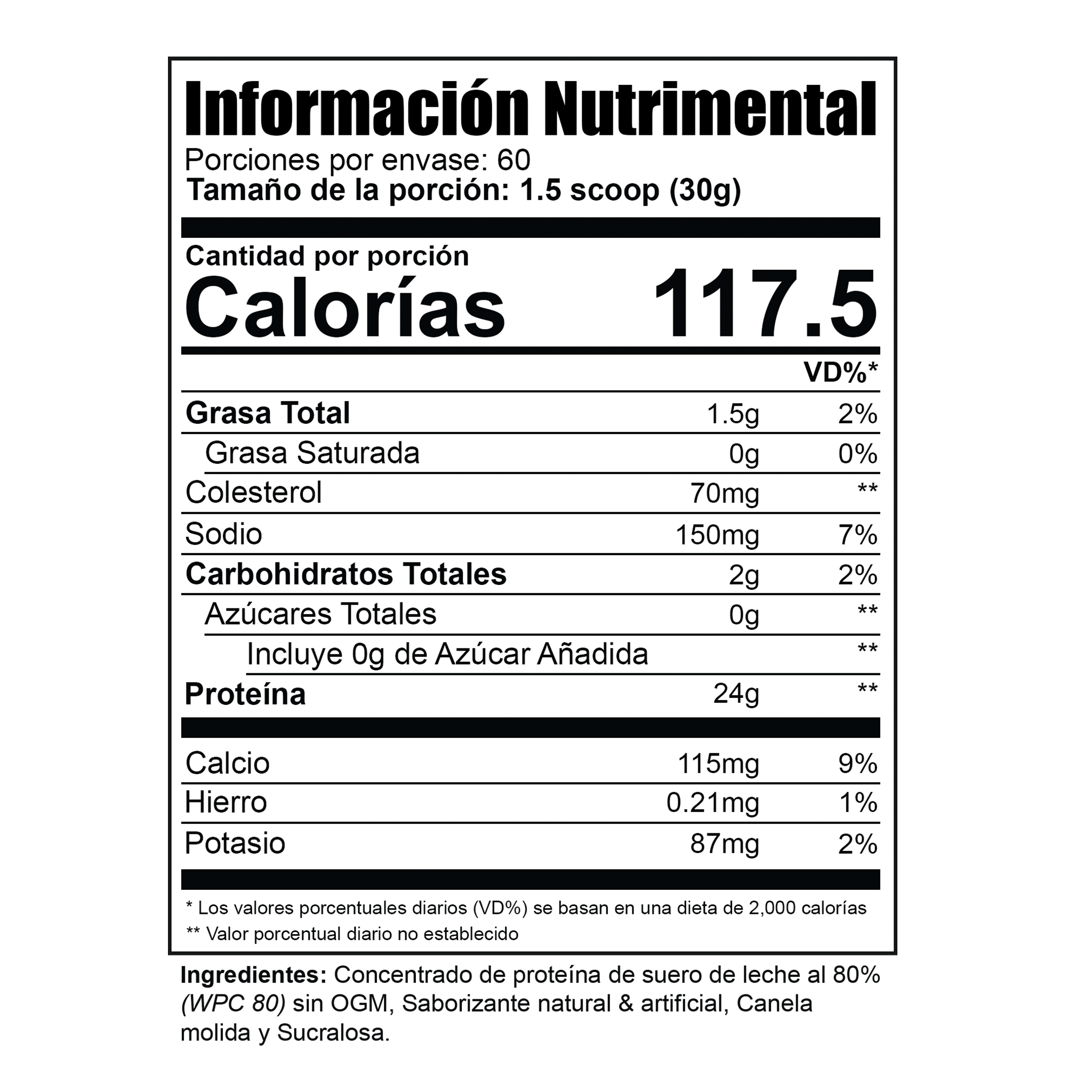 PURE WHEY 4lbs // Horchata