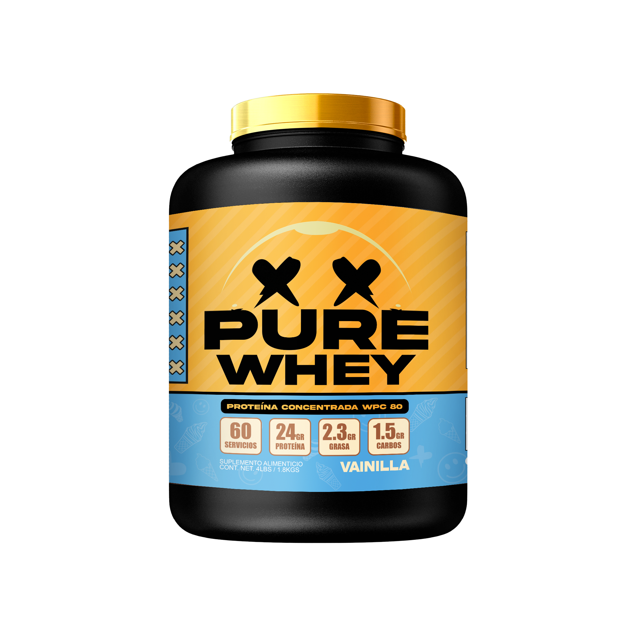 PURE WHEY 4lbs // Vainilla