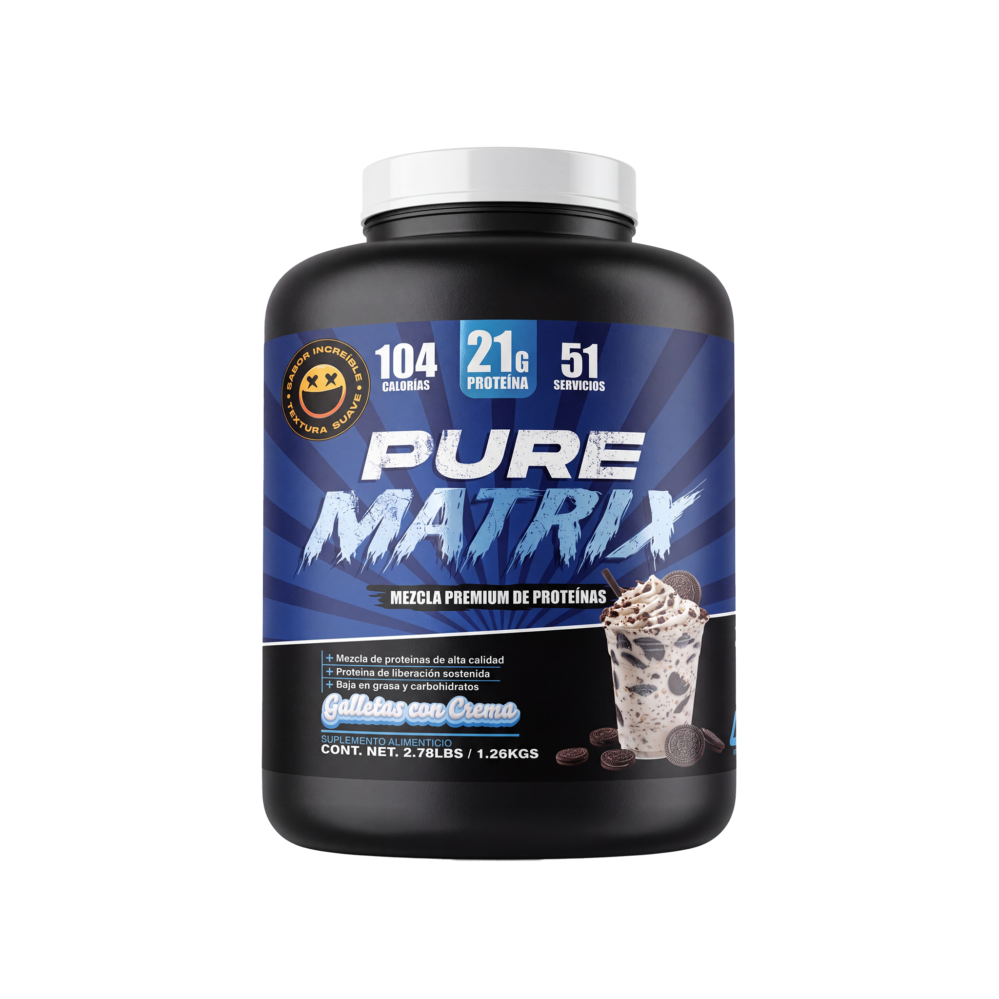 PURE MATRIX 2.78Lbs // Galletas con Crema