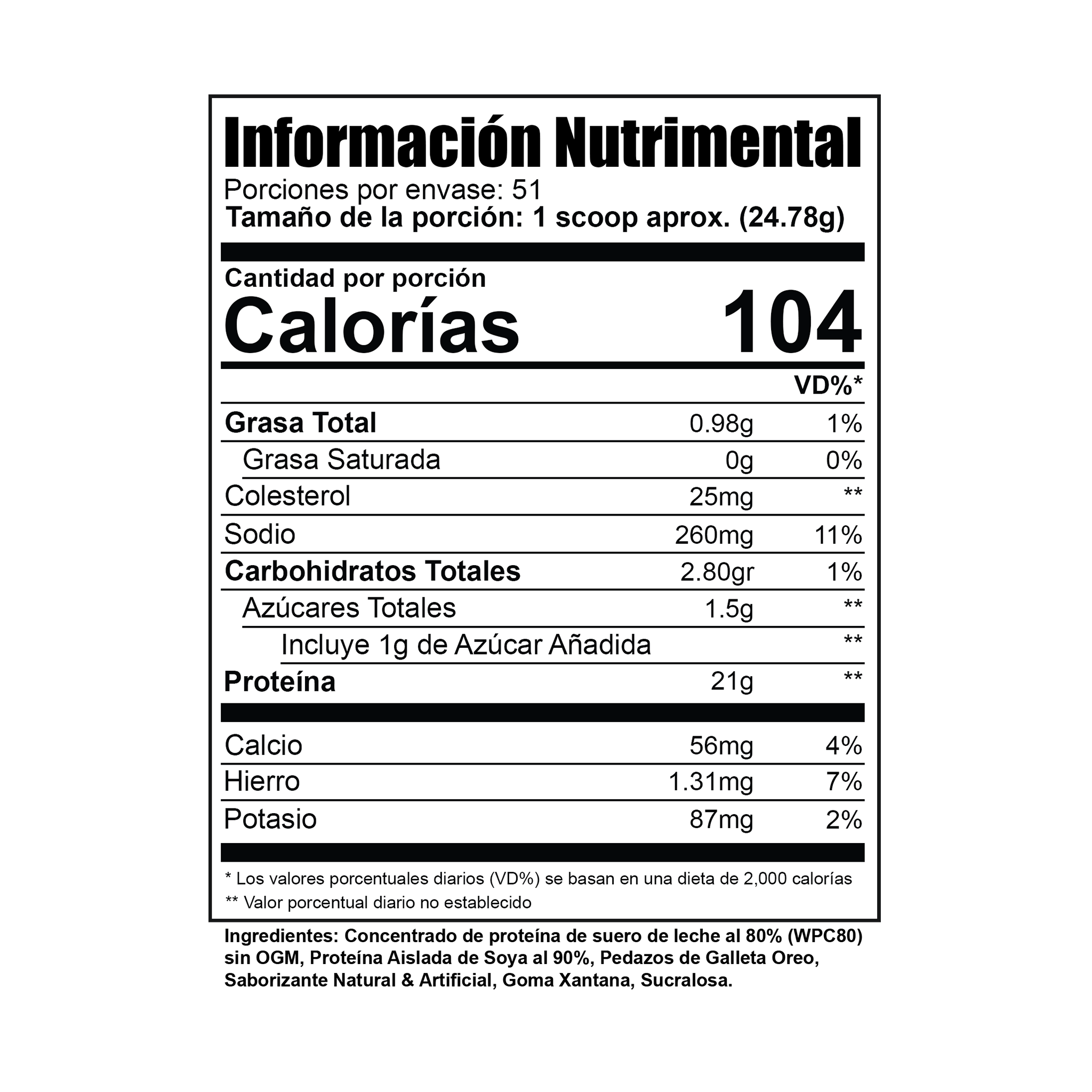 PURE MATRIX 2.78Lbs // Galletas con Crema