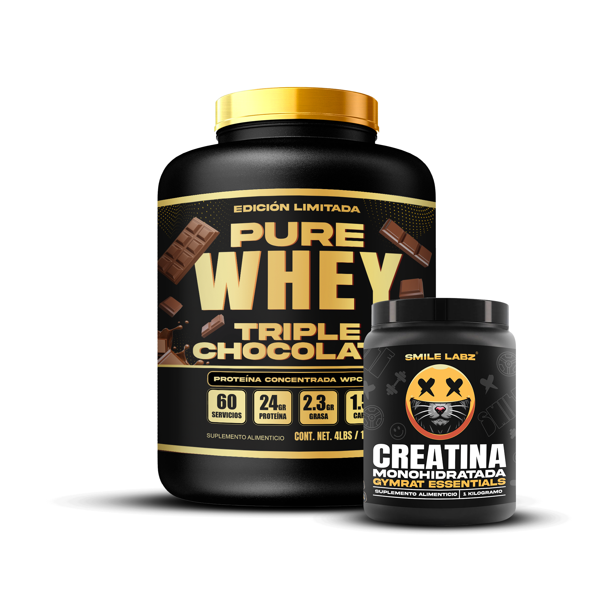 PURE WHEY 4lbs / CREATINA 1kg