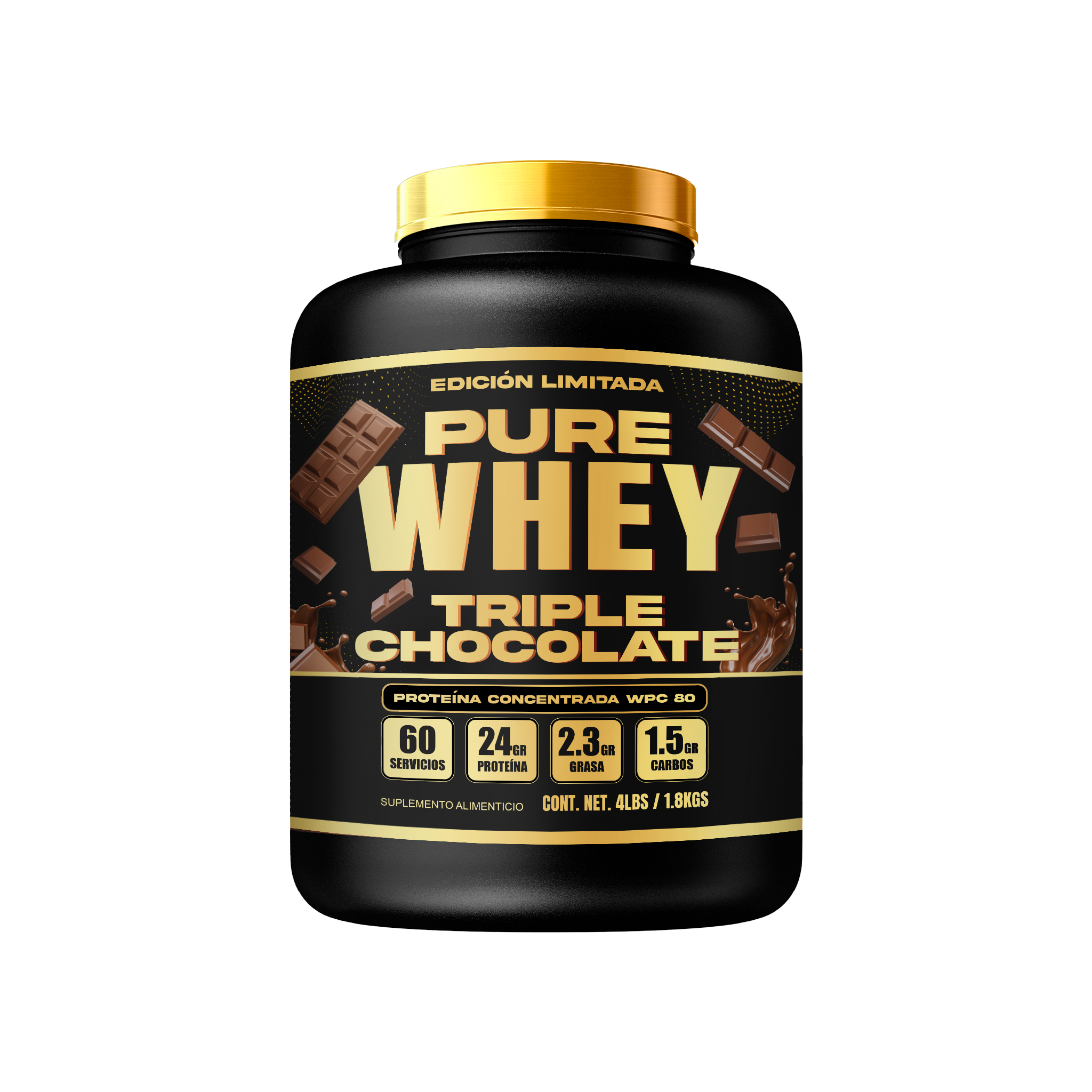 PURE WHEY 4lbs // Triple Chocolate